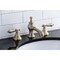 Kingston Brass KC7063BAL Heirloom 8" Widespread Bathroom Faucet, Antique Brass KC7063BAL - alternate 6